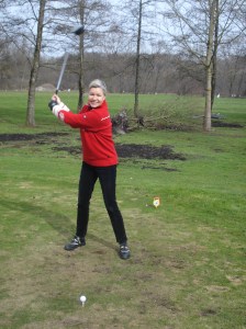 Mein erster Abschlag in der Golfsaison 2013 am 17. März. 