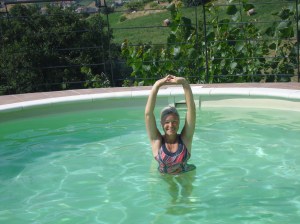 Gymnastik im Wasser - wie herrlich!