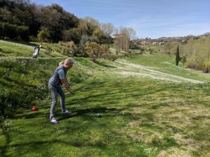 Frühlingsrunde im Golfclub I Lauri am 3. April 2018