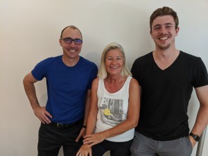 Michael Schiff, links, und sein Sohn Maximilian